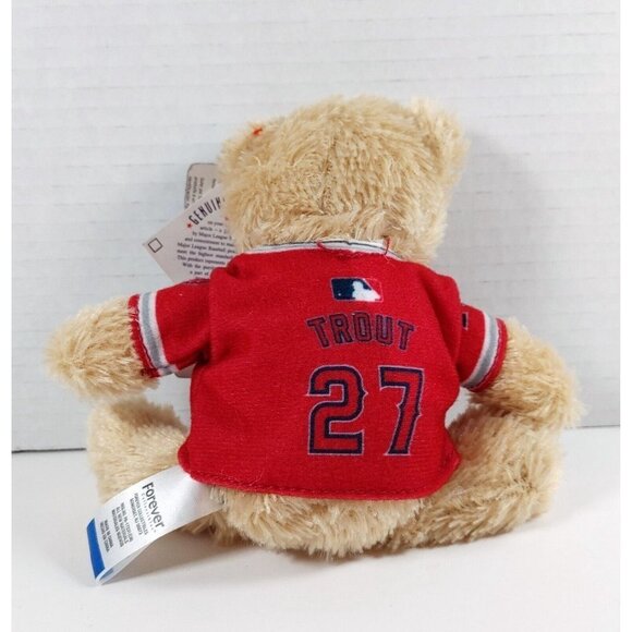 Forever Collectibles 8” Los Angeles Angels Plush  Stuffed Animal Bear NEW - Picture 2 of 3